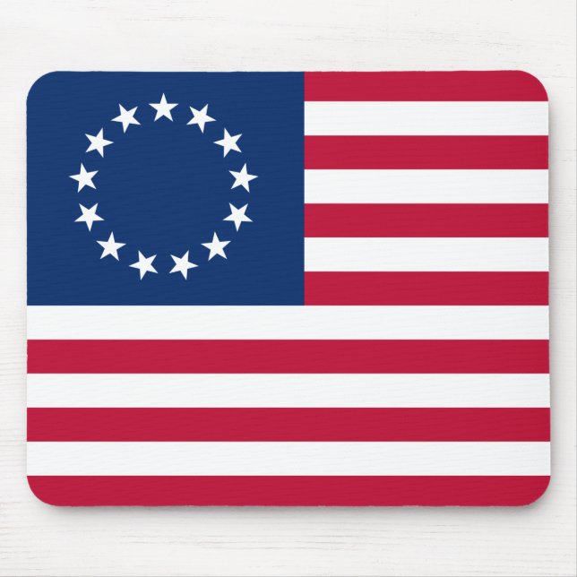 Mousepad Bandeira Americana Betsy Ross (Frente)