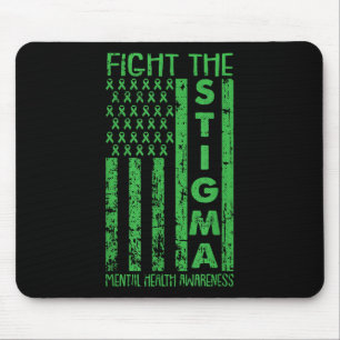 Mousepad Bandeira Americana de Sensibilização para a Saúde