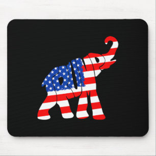 Mousepad Bandeira Americana do Elehphant Trump Para Mulhere