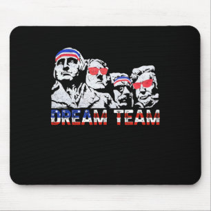 Mousepad Bandeira Americana EUA Equipe dos Sonhos Divertido