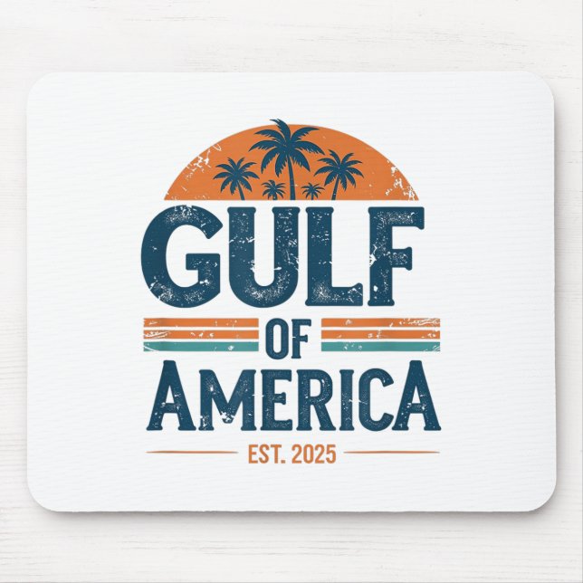 Mousepad Bandeira Americana G.2025 Do Golfo De Eua (Frente)