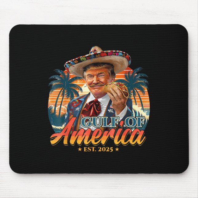 Mousepad Bandeira Americana G.2025 Do Golfo De Eua (Frente)