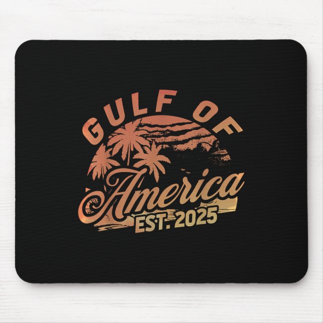 Mousepad Bandeira Americana G.2025 Do Golfo De Eua (Frente)
