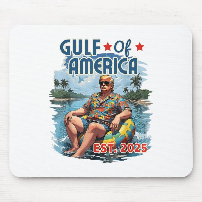 Mousepad Bandeira Americana G.2025 Do Golfo De Eua (Frente)