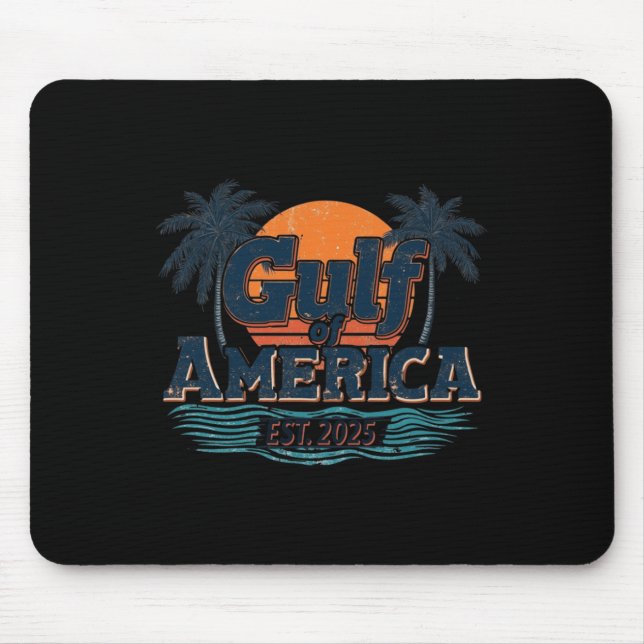 Mousepad Bandeira Americana Long S Do Golfo Dos Eua 2025 (Frente)