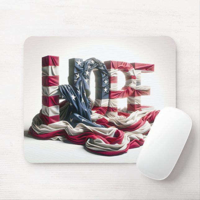 Mousepad Bandeira Americana No HOPE (Com mouse)
