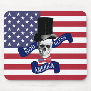 Mousepad Bandeira Americana Patriótica