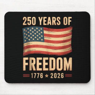 Mousepad Bandeira americana patriótica 4 de julho 250º aniv