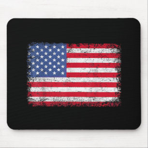 Mousepad Bandeira Americana Patriótica dos EUA Para Homens