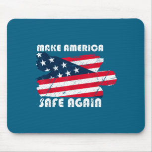 Mousepad Bandeira Americana Patriótica EUA Arte Gráfica Lib