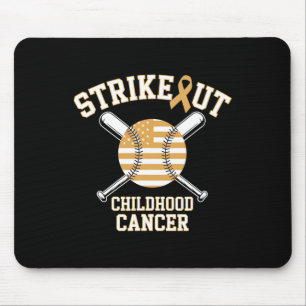 Mousepad Bandeira Americana Riscada Câncer Infantil Bysebyl