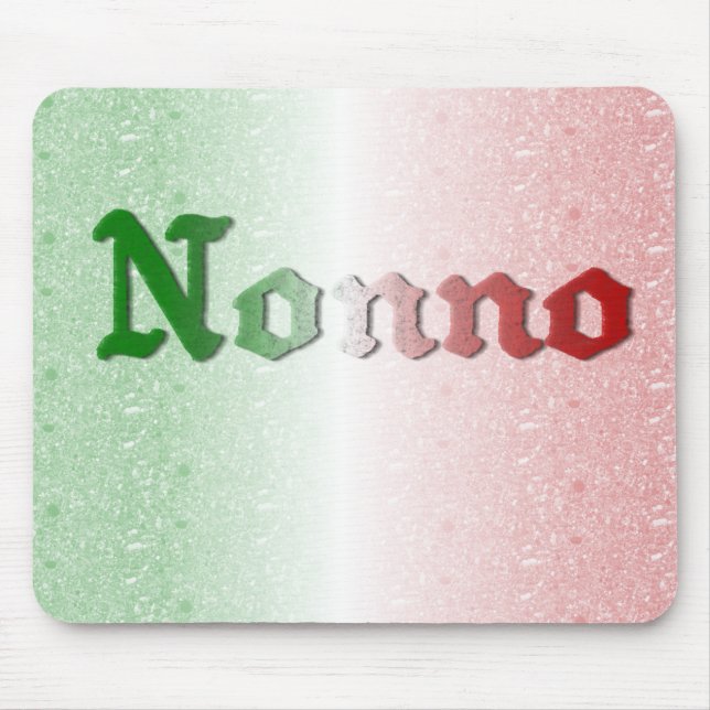 Mousepad Bandeira Avô Italiano Nonno (Frente)