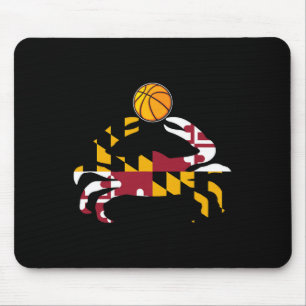 Mousepad Bandeira Azul-Caranguejo do Estado de Maryland com