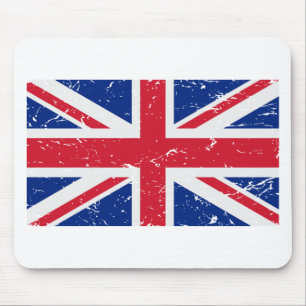 Mousepad Bandeira BRITÂNICA do vintage