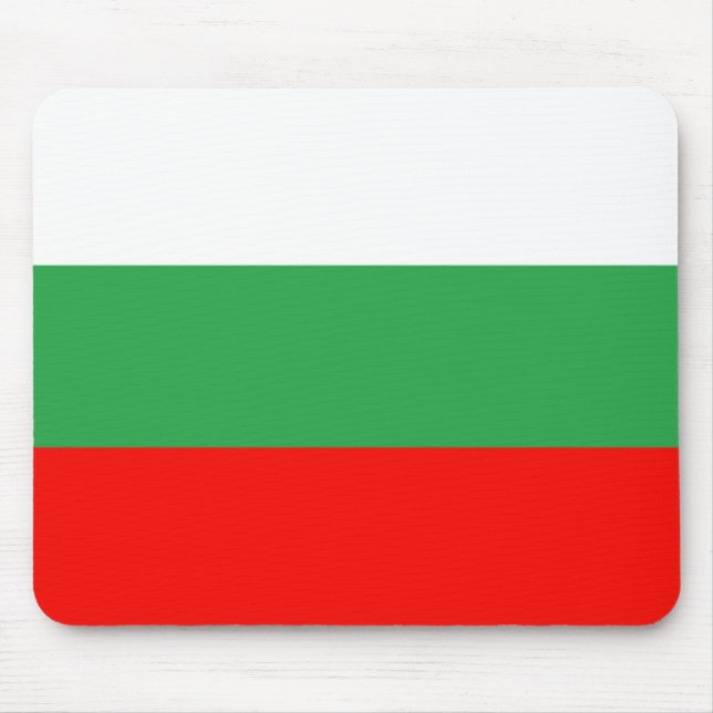 Mousepad Bandeira Bulgária (Frente)