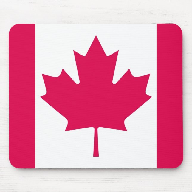 Mousepad Bandeira canadense (Frente)