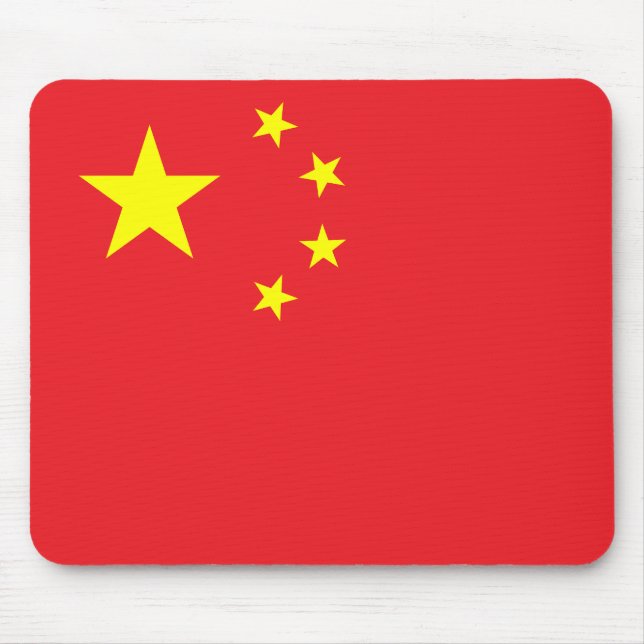 Mousepad Bandeira Chinesa (Frente)