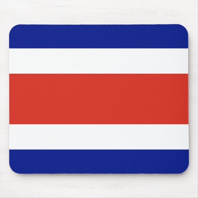 Mousepad Bandeira Civil da Costa Rica (Frente)