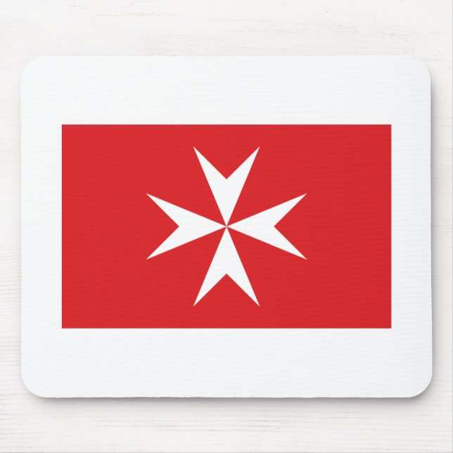 Mousepad Bandeira civil de Malta (Frente)