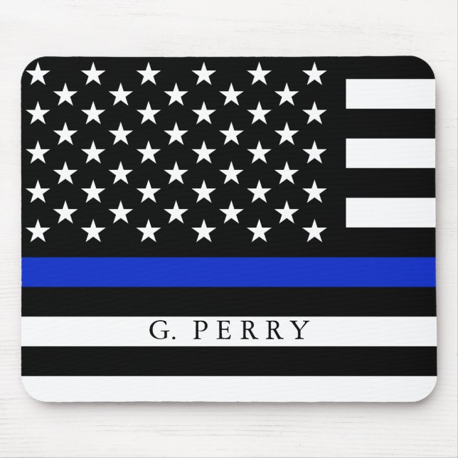 Mousepad Bandeira conhecida personalizada da polícia (Frente)