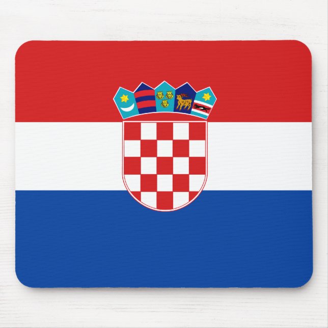 Mousepad Bandeira croata (Frente)
