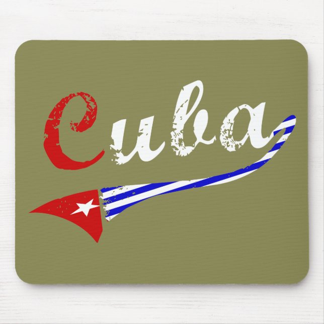Mousepad Bandeira Cubana (Frente)