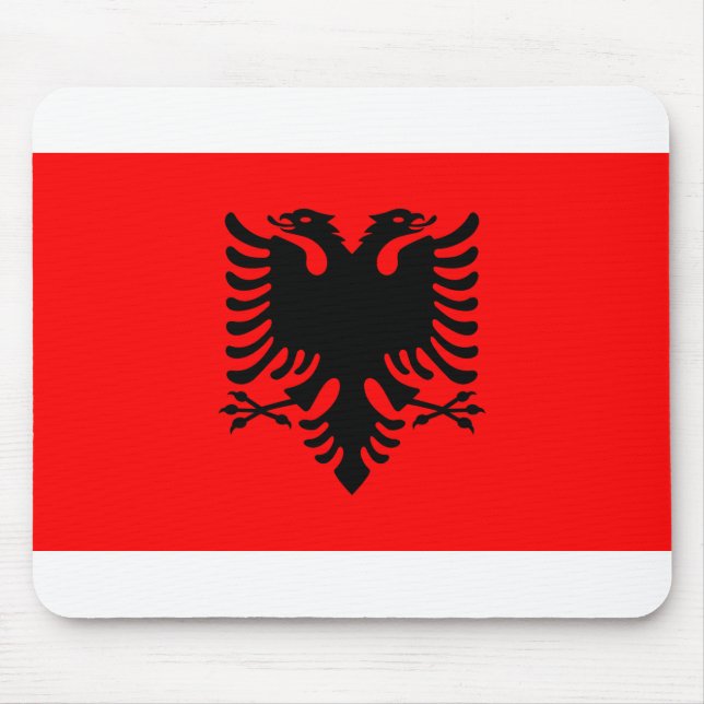 Mousepad Bandeira da Albânia (Frente)