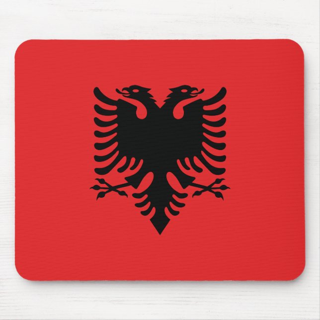 Mousepad Bandeira da Albânia (Albânia) (Frente)