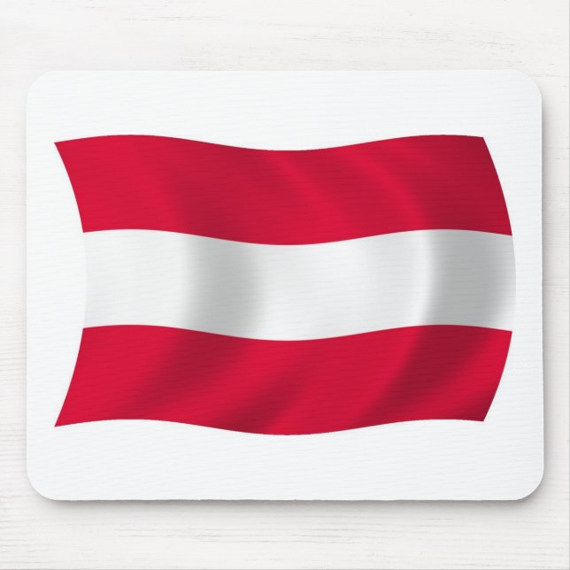 Mousepad Bandeira da Áustria (Frente)