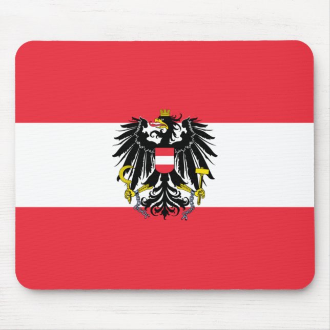 Mousepad Bandeira da Áustria (Frente)