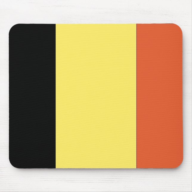 Mousepad Bandeira da Bélgica (Frente)