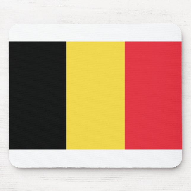Mousepad Bandeira da Bélgica (Frente)