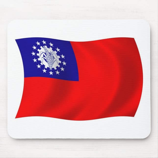 Mousepad Bandeira da Birmânia (Frente)