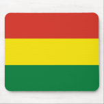 Mousepad Bandeira da Bolívia (Bolívia)<br><div class="desc">Produtos de Sinalizador Mundial Personalizáveis - Sinta-se livre para adicionar seu próprio texto.</div>