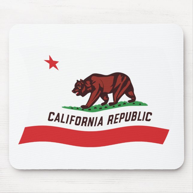 Mousepad Bandeira da Califórnia (Frente)