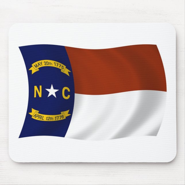 Mousepad Bandeira da Carolina do Norte (Frente)
