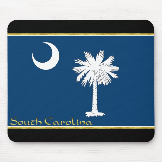 Mousepad bandeira da Carolina do Sul (Frente)