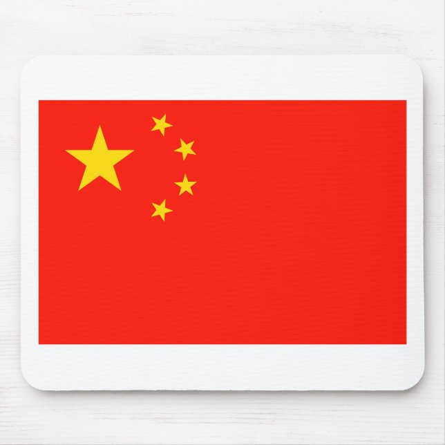 Mousepad Bandeira da China - Alta Qualidade (Frente)