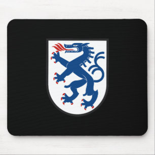 Mousepad bandeira da cidade de Ingolstadt alemanha símbolo