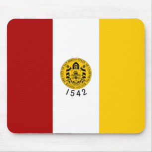 Mousepad Bandeira da cidade de San Diego (Califórnia)