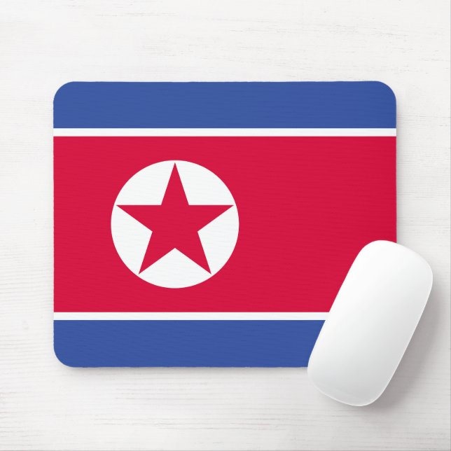 Mousepad Bandeira da Coreia do Norte (Com mouse)
