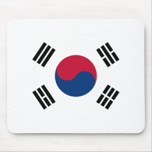 Mousepad Bandeira da Coreia do Sul - 태 극 기 - 대 한 민 국 의 국