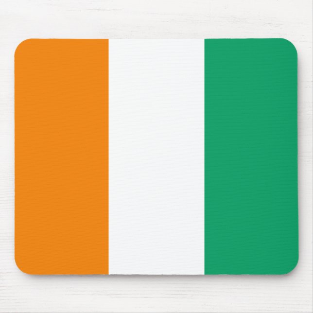 Mousepad Bandeira da Costa do Marfim (Frente)