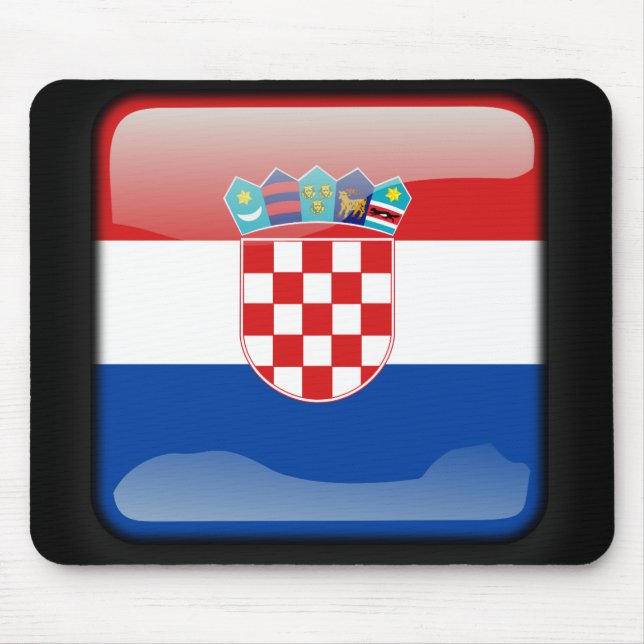Mousepad Bandeira da Croácia (Frente)