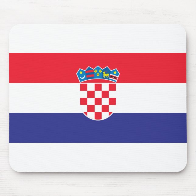 Mousepad Bandeira da Croácia (Frente)