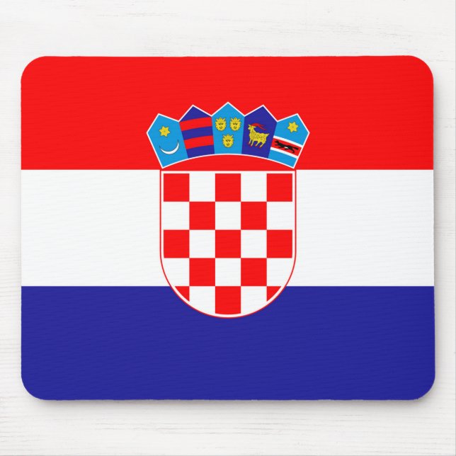 Mousepad Bandeira da Croácia (Frente)