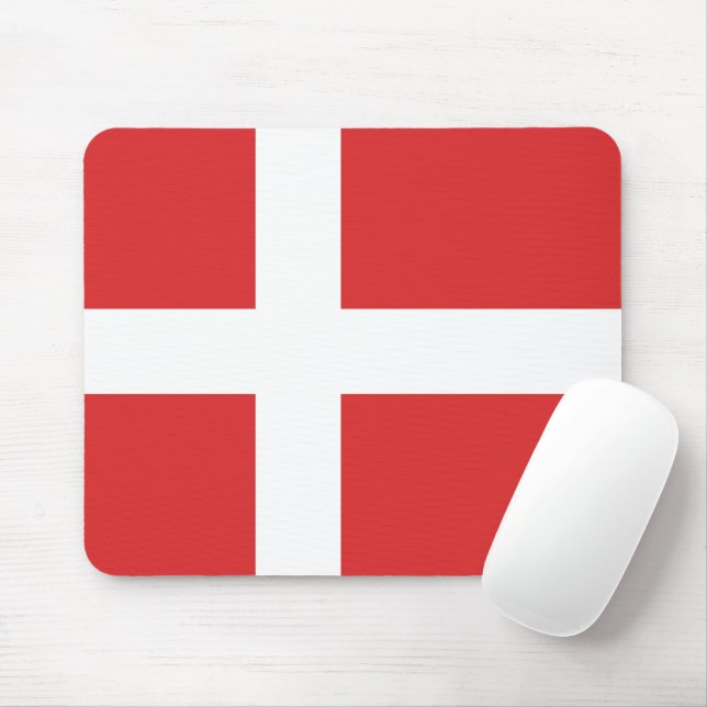 Mousepad Bandeira da Dinamarca (Com mouse)