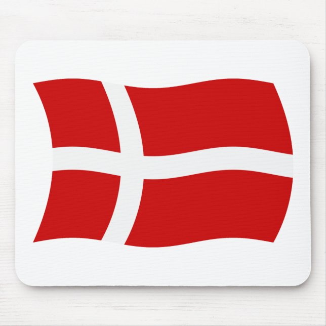 Mousepad Bandeira da Dinamarca (Frente)