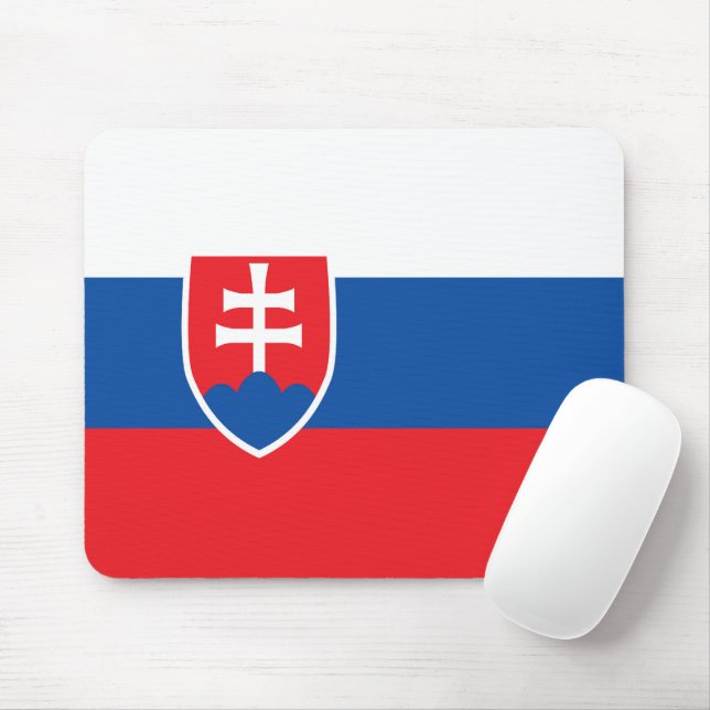 Mousepad Bandeira da Eslováquia (Com mouse)