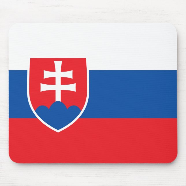 Mousepad Bandeira da Eslováquia (Frente)